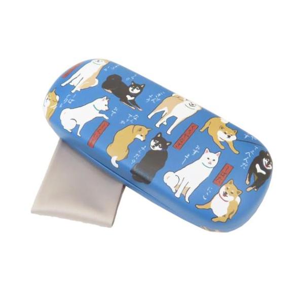 「メガネ サングラス」 眼鏡ケース オオエドケン クロス付きメガネケース ブルー フレンズヒル ハードタイプだからカバンの中でもしっかり守ってくれる FRIENDSHILLシリーズからかわいいNEWアイテムが登場こちらは大人気アイテム[メガ...