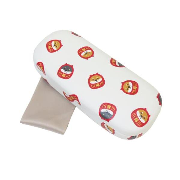 「メガネ サングラス」 眼鏡ケース しばくろだるま クロス付きメガネケース アイボリー フレンズヒル ハードタイプだからカバンの中でもしっかり守ってくれる FRIENDSHILLシリーズからかわいいNEWアイテムが登場こちらは大人気アイテム...