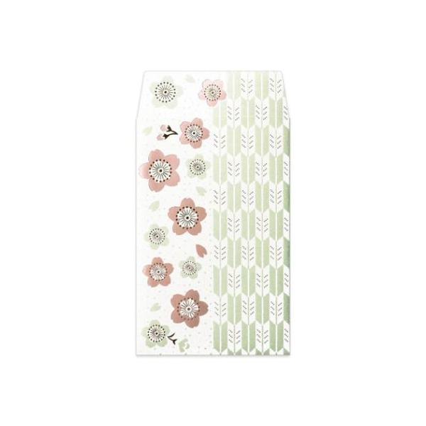 ポチ袋 ROKKAKU 箔ぽち袋 やまとなでしこ 2枚入り 桜 和風 箔押し 爆買