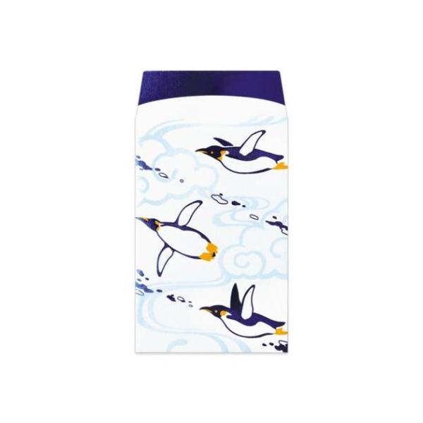 箔ぽち袋 動物吉祥 2枚入り ROKKAKU ポチ袋 フタバ ペンギン 爆買