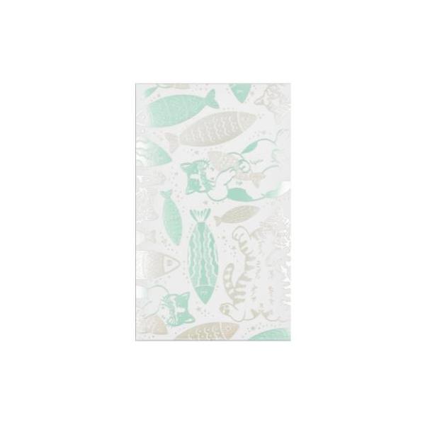 ポチ袋 ROKKAKU x 365Cat Art ぽち袋 2枚入り ねこ Cat Art Collection fish ネコ 箔押し 爆買