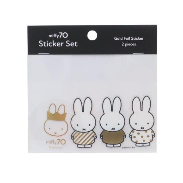 「ステッカー：キャラクター」 ミッフィー グッズ ダイカットシール 絵本キャラクター クリアステッカーセット miffy ミッフィー誕生70周年を記念したシリーズ ディックブルーナの人気絵本[miffy/ミッフィーちゃん]グッズにまたまた可...