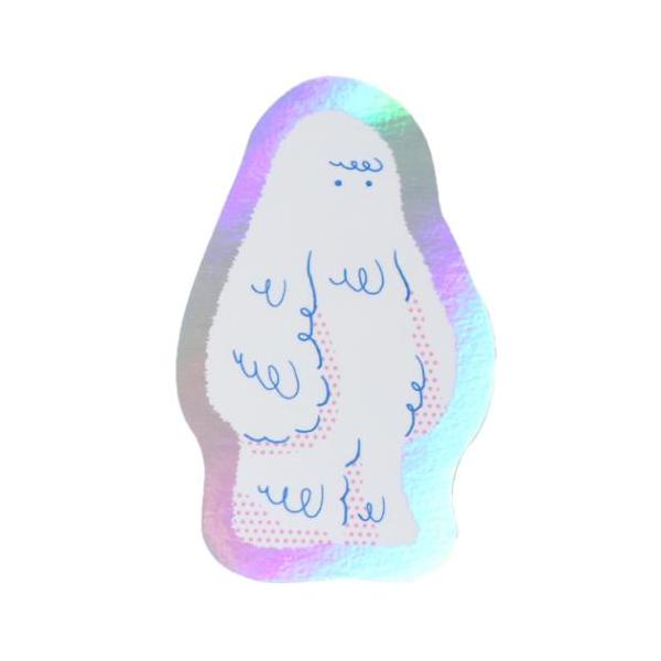 「ステッカーその他」 ダイカットシール ミカクニン オーロラステッカー イエティ Green Flash 未確認の魅力と不思議な世界観をテーマにしたシリーズ 未確認な彼らの魅力と不思議な世界観をテーマしたステーショナリーシリーズこちらはスマ...