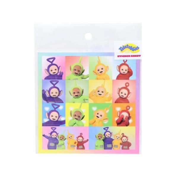 「ステッカー：キャラクター」 シールシート テレタビーズ ステッカーシート デコシール キュートな表情やアイコンを使用した第3弾が登場 幼児向け人気番組[テレタビーズ]グッズにまたまた可愛いnewアイテム登場こちらはかわいい[ステッカーシー...