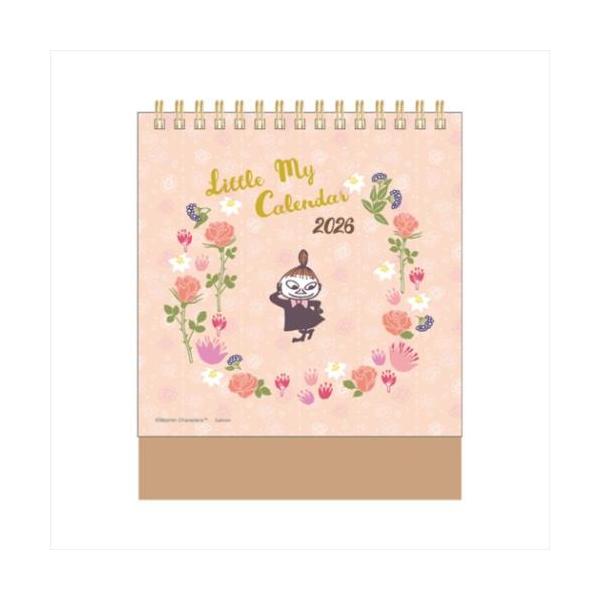 「キャラクター キッズ」 ムーミン 令和8年暦 2026Calendar 北欧 インテリア 卓上カレンダー2026年 リトルミイファンにはたまらないカレンダー リトルミイのかわいいポーズやシーンを楽しめる、卓上タイプのカレンダーです。コンパ...