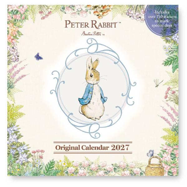 ピーターラビット 2027Calendar 壁掛けカレンダー2027年度 書き込み インテリア スケジュール 令和9年暦 学研ステイフル