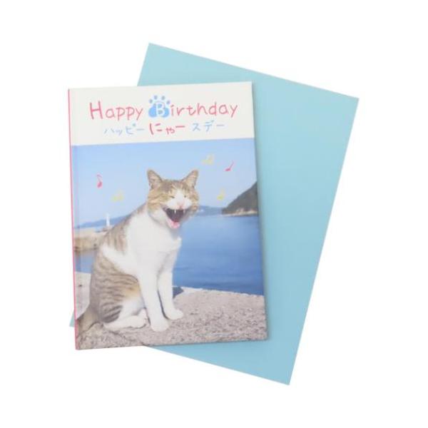 「グリーティングカード」 グリーティングカード 沖昌之 BDメッセージブック ねこ ハッピーにゃースデー バースデーカード 誕生日 メッセージを添えて世界に一冊だけのブックを贈ろう 贈ってももらっても楽しいおしゃれなグリーティングカードこち...