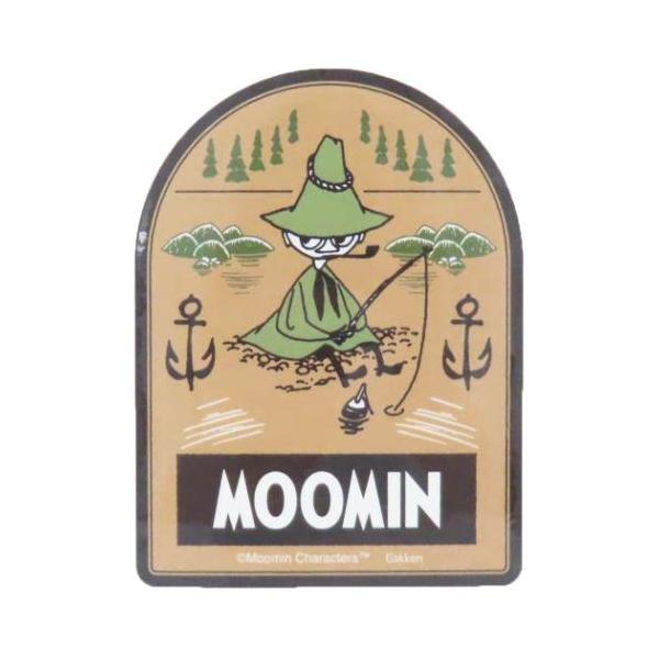 「ステッカー：キャラクター」 ムーミン アウトドアステッカー ダイカットシール スナフキン 北欧 キャラクター ムーミンのアウトドア文具シリーズ 大人気[Moomin/ムーミン]グッズにまたまた可愛いnewアイテム登場こちらは定番人気アイテ...