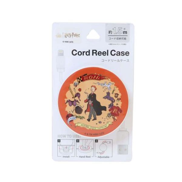 「スマホアクセその他」 ハリーポッター コードリールケース ケーブルホルダー ロン ウィーズリー ワーナーブラザース 映画キャラクター ケーブル等のコード類をコンパクトに収納できる USJなど今なお世界中で人気の高い[ハリーポッター]グッズ...