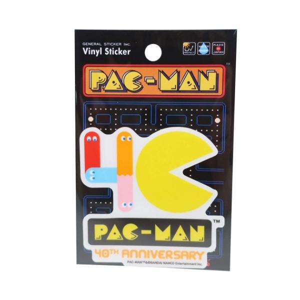 パックマン 40周年記念 40th 防水 ステッカー ダイカット クリア ステッカー グッズ【セール】 プレゼント 男の子 女の子 ギ バレンタイン :gs-lcs-1049:キャラクターのシネマコレクション 通販 パックマン 防水 ステッカー ダイカット ビニール ステッカー PAC-MAN ゼネラルステッカー 耐光 耐水仕様 ゲームキャラクター グッズ メール便可 シネマコレクション プレゼント 男の子 女の子 ギフト