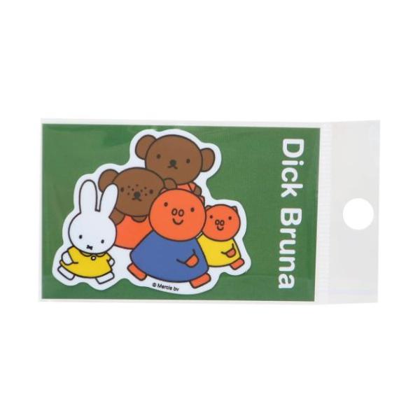 「ステッカー：キャラクター」 ミッフィー グッズ ビニールシール ディックブルーナ 絵本キャラクター ダイカットミニステッカー 自転車やパソコンいろんなところに貼って楽しい耐水ステッカー ディックブルーナの人気絵本[miffy/ミッフィーち...