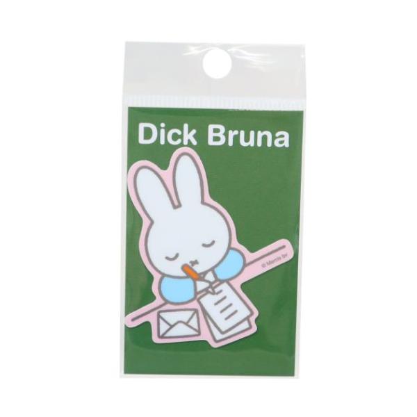 「ステッカー：キャラクター」 ミッフィー ダイカットミニステッカー ディックブルーナ ビニールシール 絵本キャラクター 自転車やパソコンいろんなところに貼って楽しい耐水ステッカー ディックブルーナの人気絵本[miffy/ミッフィーちゃん]の...