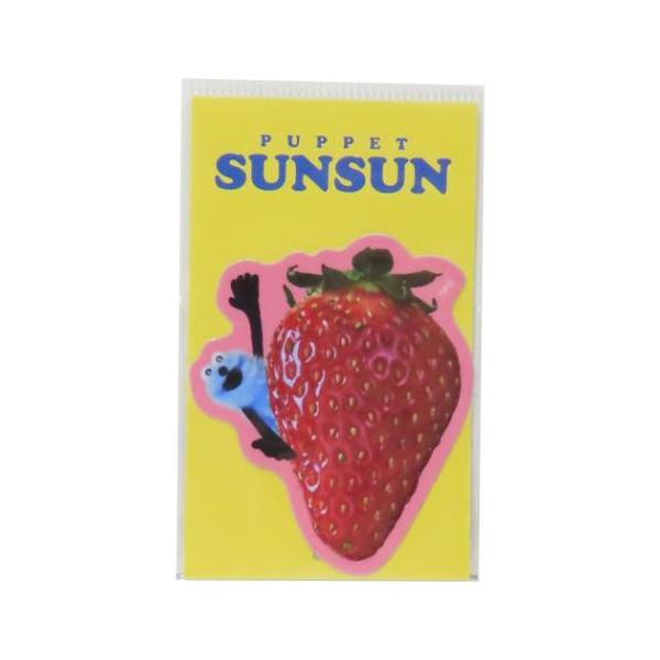 「ステッカー：キャラクター」 パペットスンスン グッズ ビニールシール PUPPET SUNSUN キャラクター ダイカットミニステッカー 自転車やパソコンいろんなところに貼って楽しい耐水ステッカー SNSで人気のキャラクター[パペットスン...