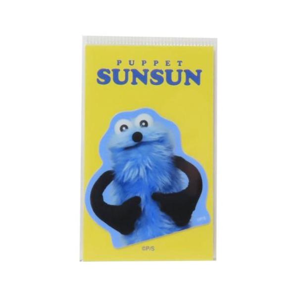 「ステッカー：キャラクター」 パペットスンスン グッズ ビニールシール キャラクター ダイカットミニステッカー ポーズ 自転車やパソコンいろんなところに貼って楽しい耐水ステッカー SNSで人気のキャラクター[パペットスンスン]グッズにまたま...