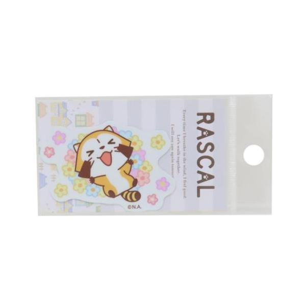 「ステッカー：キャラクター」 あらいぐまラスカル ダイカットシール ダイカットミニステッカー お花 世界名作劇場 ゼネラルステッカー 自転車やパソコンいろんなところに貼って楽しい耐水ステッカー 世界名作劇場[あらいぐまラスカル]グッズにまた...