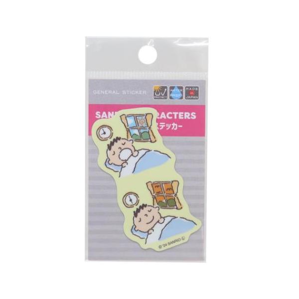 「ステッカー：キャラクター」 ダイカットシール みんなのたあ坊 ミニステッカー がんばれないサンリオキャラクターズ 二度寝 耐水耐光 デコステッカー 自転車やパソコンいろんなところに貼って楽しい耐水ステッカー 大人気サンリオキャラクターグッ...