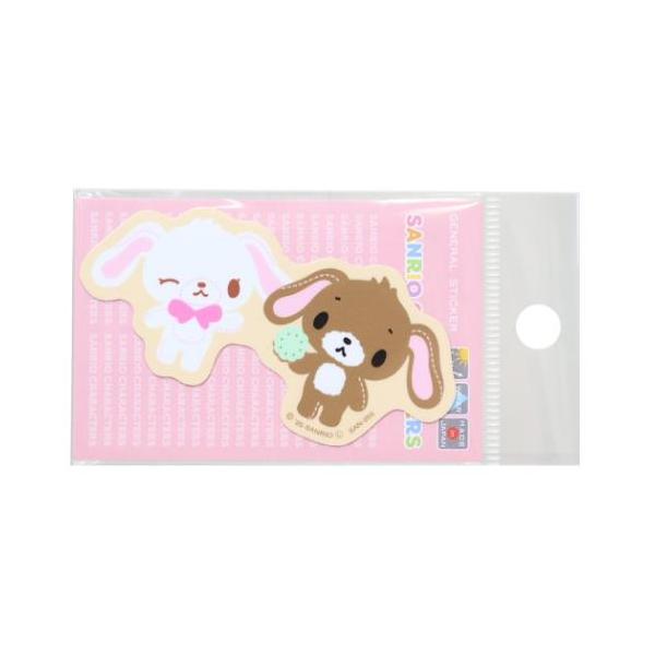 「ステッカー：キャラクター」 ビニールシール シュガーバニーズ ダイカット ミニステッカー クッキー サンリオ ゼネラルステッカー 自転車やパソコンいろんなところに貼って楽しい耐水ステッカー 大人気サンリオキャラクターグッズにまたまた可愛い...