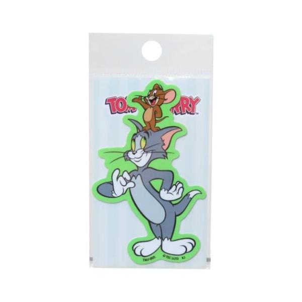 「ステッカー：キャラクター」 トムとジェリー ダイカットミニステッカー ワーナーブラザース ビニールシール キャラクター 自転車やパソコンいろんなところに貼って楽しい耐水ステッカー 大人気トム＆ジェリーグッズにまたまた可愛いnewアイテム登...