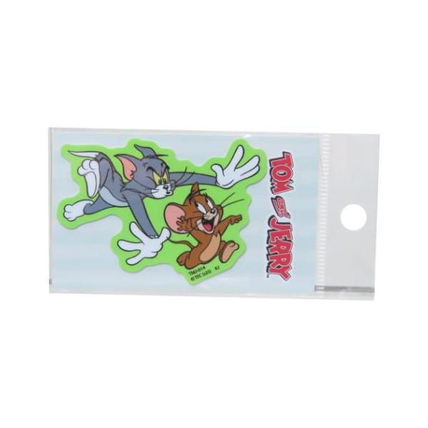 「ステッカー：キャラクター」 トムとジェリー グッズ ビニールシール キャラクター ダイカットミニステッカー 追いかけっこ 自転車やパソコンいろんなところに貼って楽しい耐水ステッカー 大人気トム＆ジェリーグッズにまたまた可愛いnewアイテム...