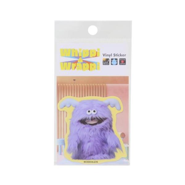 「ステッカー：キャラクター」 ホイッピ＆ラッピ ダイカットシール ビニールステッカー ラッピ ゼネラルステッカー 自転車やパソコンいろんなところに貼って楽しい耐水ステッカー かわいい2人の愛の攻防戦がSNSで話題[ホイッピ＆ラッピ]グッズに...