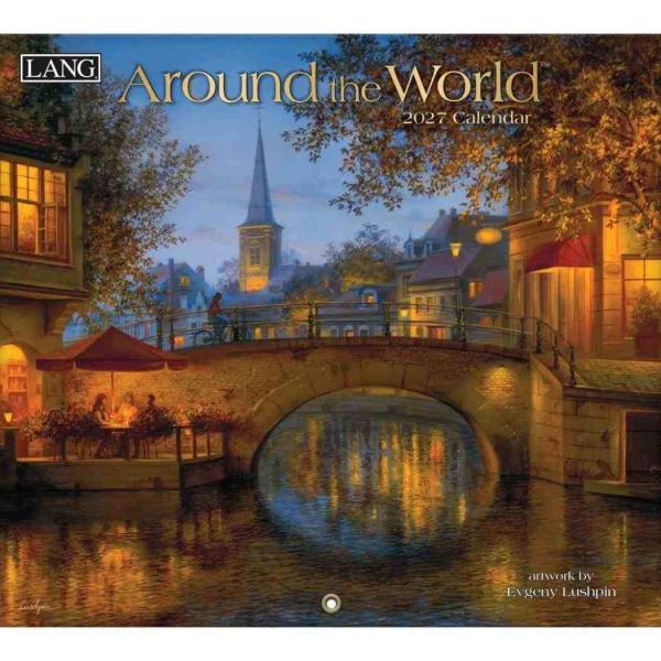 2027 Calendar LANG ラング 壁掛けカレンダー2027年 Evgeny Lushpin Around The World 爆買