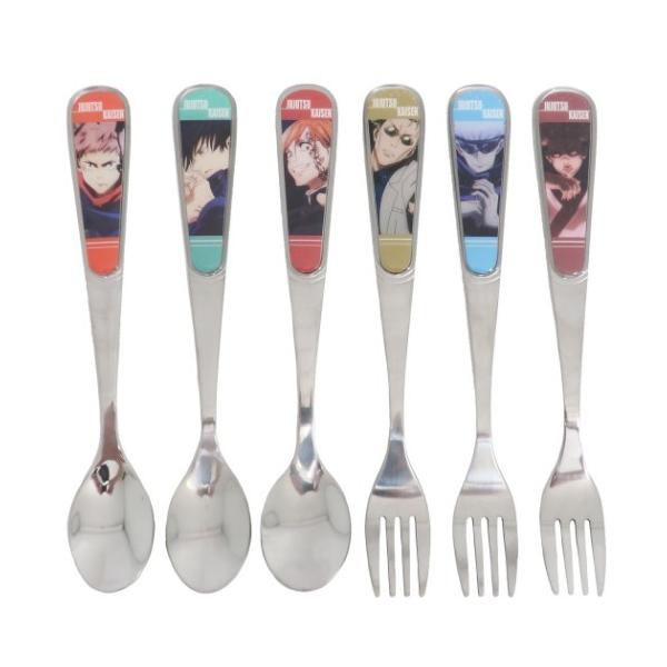 スプーン ＆ フォーク 6本セット 呪術廻戦 カトラリーセット 少年