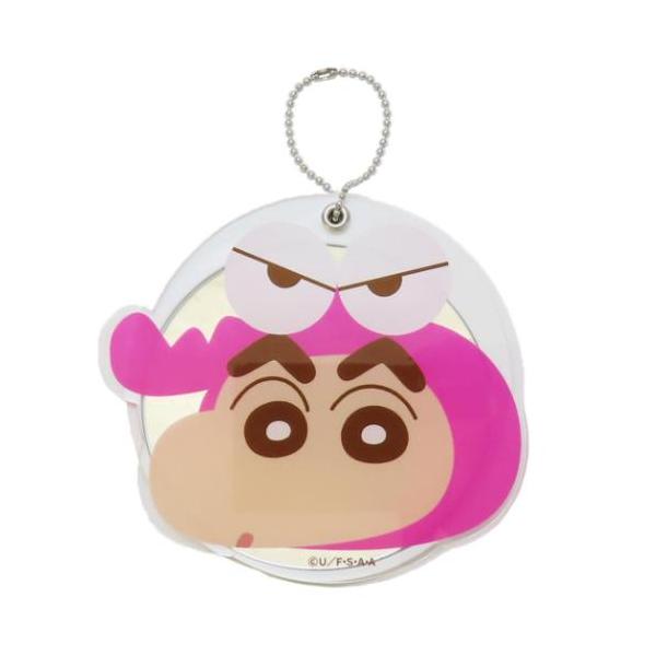 「手鏡」 クレヨンしんちゃん 手鏡 スライドミラーL ワニ山さんしんちゃん アイプランニング スライドさせるとミラーが現れる便利なキーホルダー 大人気アニメ[クレヨンしんちゃん]グッズにまたまた可愛いnewアイテム登場こちらは便利な[スライ...