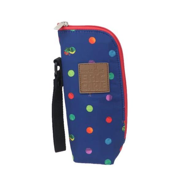 「マザーグッズ」 はらぺこあおむし グッズ マザーグッズ 絵本キャラクター 哺乳瓶ポーチ ドット柄 はらぺこあおむしの可愛らしい新作マザー雑貨シリーズ エリックカールの大人気絵本[はらぺこあおむし]がかわいいグッズになって登場  こちらは哺...