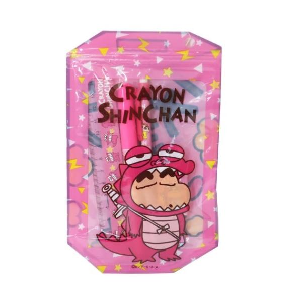 文具セット クレヨンしんちゃん チョコビパッケージ入り ステーショナリー 5点セット ピンク 新学期準備雑貨 プレゼント Dejapan Bid And Buy Japan With 0 Commission