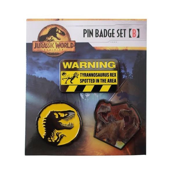 ジュラシックワールド限定ピンバッチ Amazon | ジュラシックワールド3[ピンバッジ]ピンズ3個セット/A