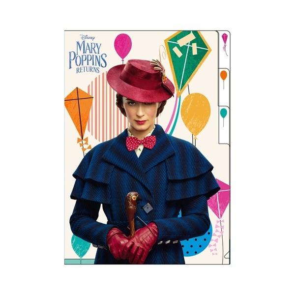 クリアファイル メリーポピンズ リターンズ 3ポケット クリアファイル ディズニー インロック 新入学新学期準備 セール キャラクターのシネマコレクション 通販 Paypayモール