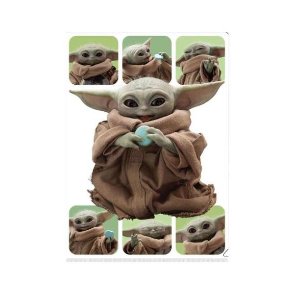 スターウォーズ マンダロリアン アンド グローグー クリアフォルダー クリアファイル A4 コレクション雑貨 日本製 STAR WARS インロッ