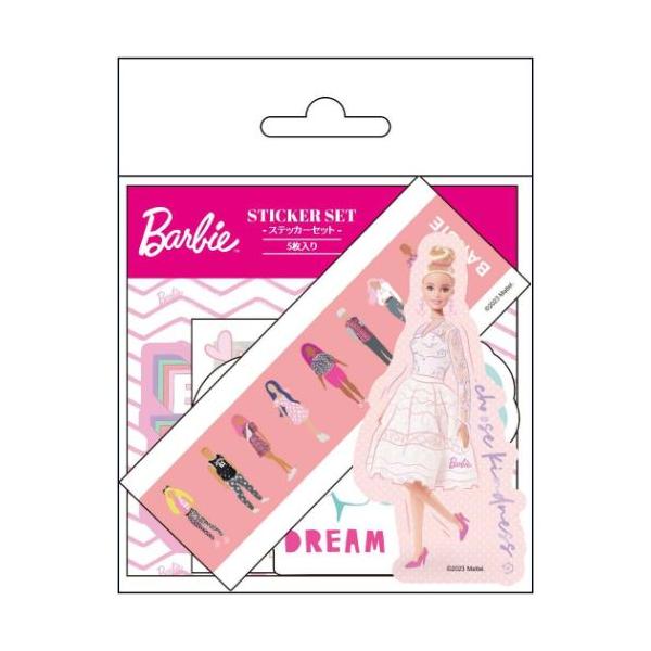 「ステッカー：キャラクター」 バービー Barbie キャラクター ダイカットシール ステッカーセット 大人気バービーのグッズが登場 1959年アメリカ マテル社より発売され、瞬く間に世界中の女子の憧れとなったファッションドール[Barbi...