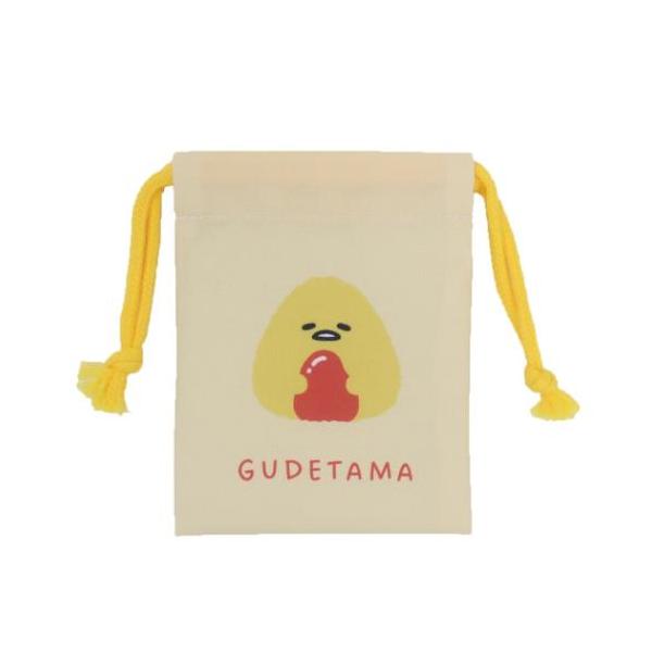 「巾着袋」 ぐでたま ミニ巾着 巾着袋 おにぎりシリーズ サンリオ キャラクター ケーブルや小物の収納に便利なミニきんちゃく袋 大人気サンリオキャラクターグッズにまたまた可愛いnewアイテム登場こちらは小さくてかわいい[ミニ巾着ポーチ]小物...