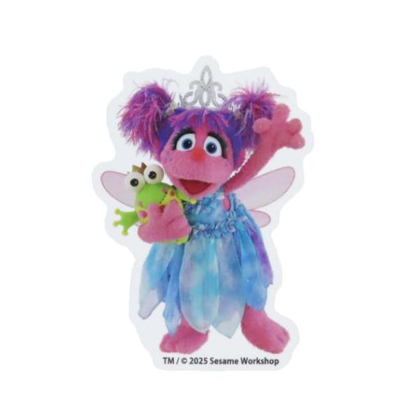 「ステッカー：キャラクター」 セサミストリート キャラクター ダイカットシール ステッカー アビー セサミストリートのキュートなステッカー登場 大人気セサミストリートグッズにまたまた可愛いnewアイテム登場こちらは色んなところに貼って楽しい...