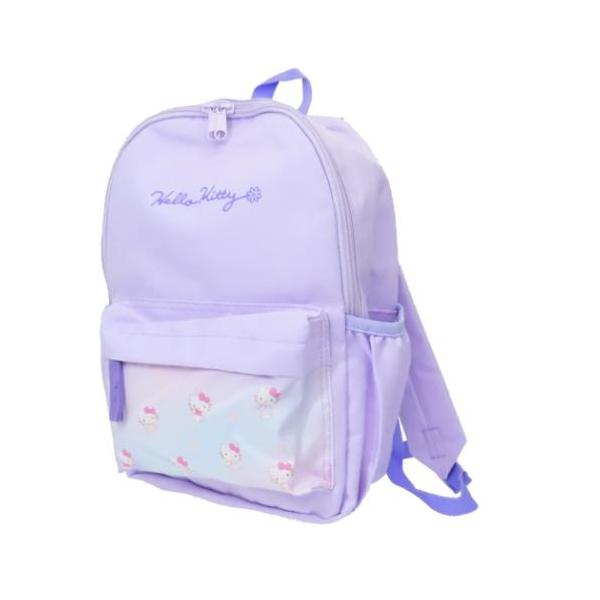 「リュックサック」 ハローキティ キャラクター キッズリュック リュックサック パープル サンリオ 小学生のお出かけにぴったりなリュック 大人気サンリオキャラクターグッズからまたまた可愛いnewアイテム登場こちらはアウトドアにぴったりな[リ...