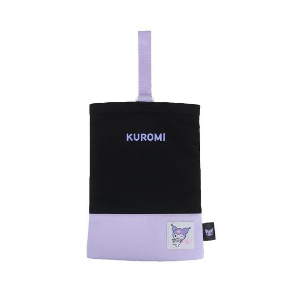 「シューズバッグ」 クロミ サンリオ キャラクター シューズバッグ シンプルシューズケース クロ 新入学 新入学 新学期にぴったりなスクール雑貨シリーズ 大人気サンリオキャラクターのスクール雑貨シリーズこちらは体育館シューズ入れにぴったりな...