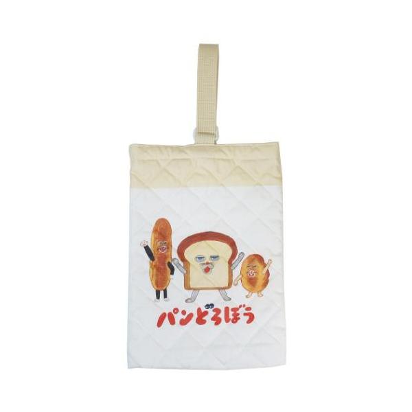 「シューズバッグ」 シューズバッグ パンどろぼう キルトシューズケース シロ 体育館靴入れ 新学期準備雑貨 キルティング素材のママの手作り風バッグで通園通学もバッチリ 子供たちに大人気の絵本[パンどろぼう]のキュートな学童雑貨シリーズこちら...