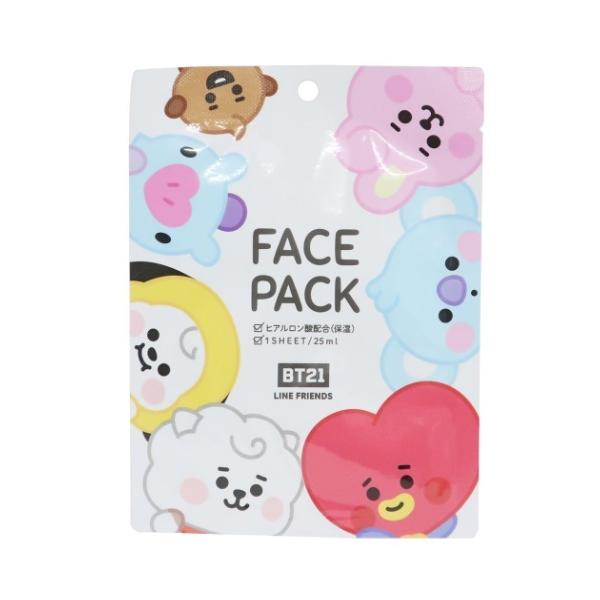 Bt21 シート状保湿パック フェイスパック ベビー Line Friends カミオジャパン Dejapan Bid And Buy Japan With 0 Commission