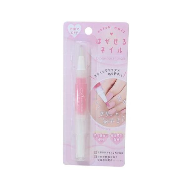 「コスメ雑貨」 コスメ雑貨 はがせるペンシルネイル オーロラピンク カミオジャパン 大人気のはがせるネイルの第2弾登場 毎日がお洒落に楽しくなるキュートなコスメ雑貨シリーズがまたまた登場 こちらはお湯でスルッと剥がせる[はがせるネイル]ステ...