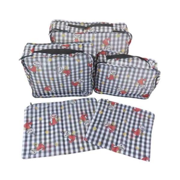 「トラベルポーチ」 ムーミン トラベルポーチ5点セット 北欧 旅行ポーチ キャラクター お気に入り ムーミンのトラベルポーチセット 大人気[Moomin/ムーミン]グッズにまたまた可愛いnewアイテム登場こちらはかわいい[トラベルポーチ5点...