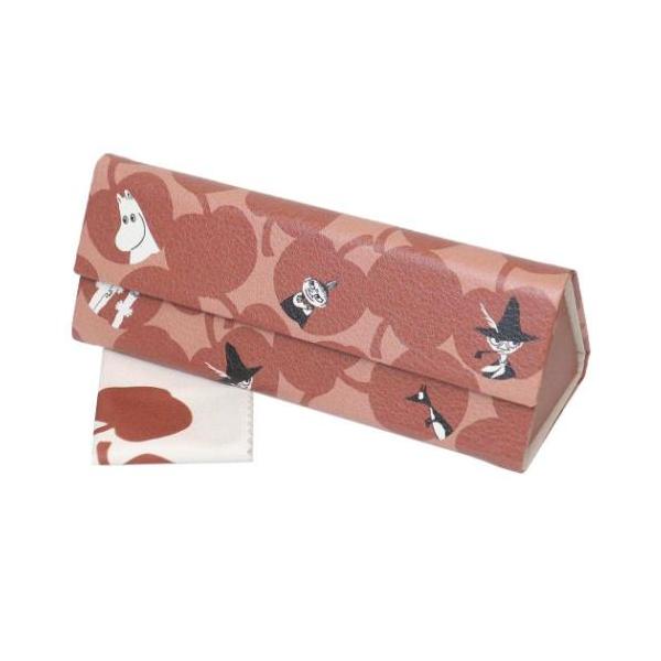 「メガネ サングラス」 ムーミン クロス付き折りたたみメガネケース 北欧 眼鏡ケース キャラクター リンゴ畑 使わない時には折りたためてコンパクトに持ち運べる 大人気[Moomin/ムーミン]グッズにまたまた可愛いnewアイテム登場こちらは...