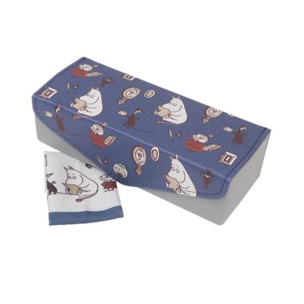 「メガネ サングラス」 ムーミン キャラクター 眼鏡ケース クロス付き2個入るメガネケース お手紙 北欧 取り外せる仕切りで使い方3WAY！ 大人気[Moomin/ムーミン]グッズにまたまた可愛いnewアイテム登場こちらは人気アイテム[メガ...