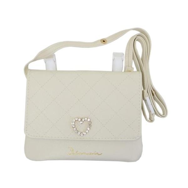 「クリップポケット」 クリップポケット blanoir 横長どこでもポッケ合皮 アイボリー キッズポシェット ポケットがない服でもクリップで簡単に取り付け出来る 毎日がたのしくなるキュートな雑貨シリーズこちらはバッグみたいでかわいい[ショル...