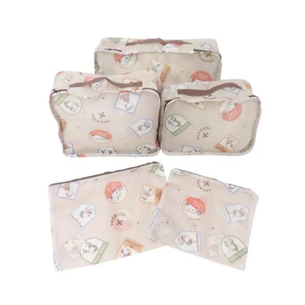 「トラベルポーチ」 スヌーピー キャラクター トラベルポーチ メッシュポーチ5点セット Lets take a trip ピーナッツ 旅行で大活躍のトラベルアイテム！ 大人気[PEANUTS/SNOOPY]グッズにまたまた可愛いnewアイテ...