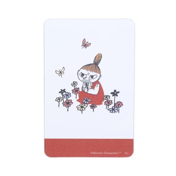 「手鏡」 ムーミン 手鏡 カードミラー ひみつの花園 北欧 カミオジャパン パスケースや財布の中に入れて持ち運びしやすい 大人気[Moomin/ムーミン]グッズにまたまた可愛いnewアイテム登場！こちらは身だしなみの必需品[カードミラー]パ...