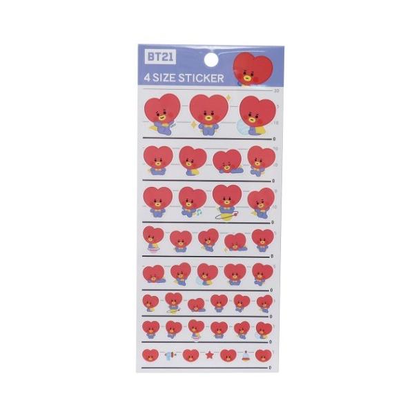 Bt21 Tata 4サイズ ステッカー シール シート Line Friends グッズ Dejapan Bid And Buy Japan With 0 Commission