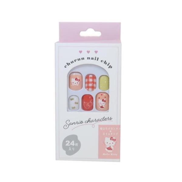「コスメ雑貨」 ハローキティ サンリオ キャラクター コスメ雑貨 サンリオネイルチップ 貼るだけ簡単ネイルチップ 大人気サンリオキャラクターグッズにまたまた可愛いnewアイテム登場こちらはとってもかわいい[ネイルチップ]ネイルチップ24ピー...
