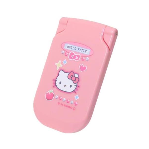 「手鏡」 ハローキティ ガラケー型コンパクトミラー サンリオ 手鏡 キャラクター 平成レトロのかわいいガラケー型コンパクトミラー 大人気サンリオキャラクターからまたまた可愛いアイテム登場こちらは平成レトロのかわいいガラケー型[コンパクトミラ...