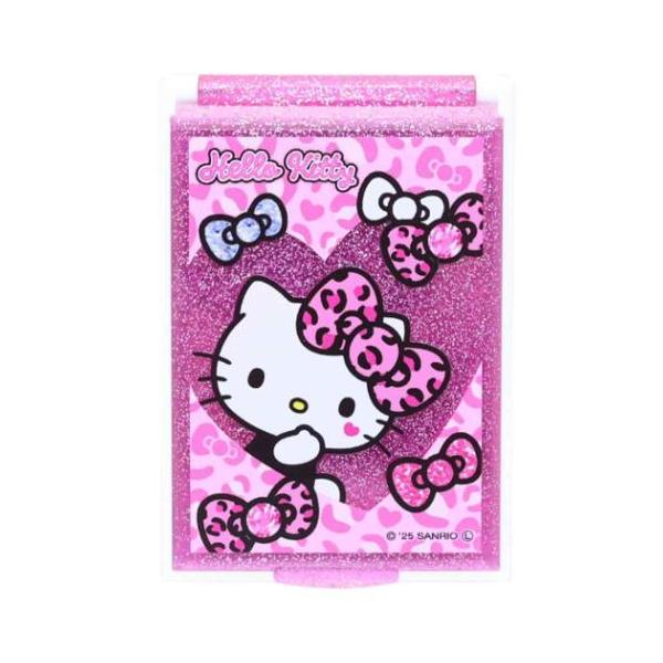 「手鏡」 ハローキティ カードミラーS 手鏡 ギャルアート サンリオ キャラクター 超ミニサイズでポーチにすっぽり収まるスタンド式ミラー 大人気サンリオキャラクターグッズにまたまた可愛いnewアイテム登場！こちらは身だしなみの必需品[ミニス...